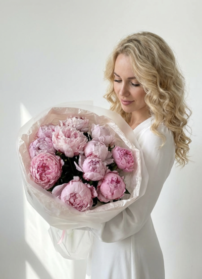 Пионы Сара 11шт