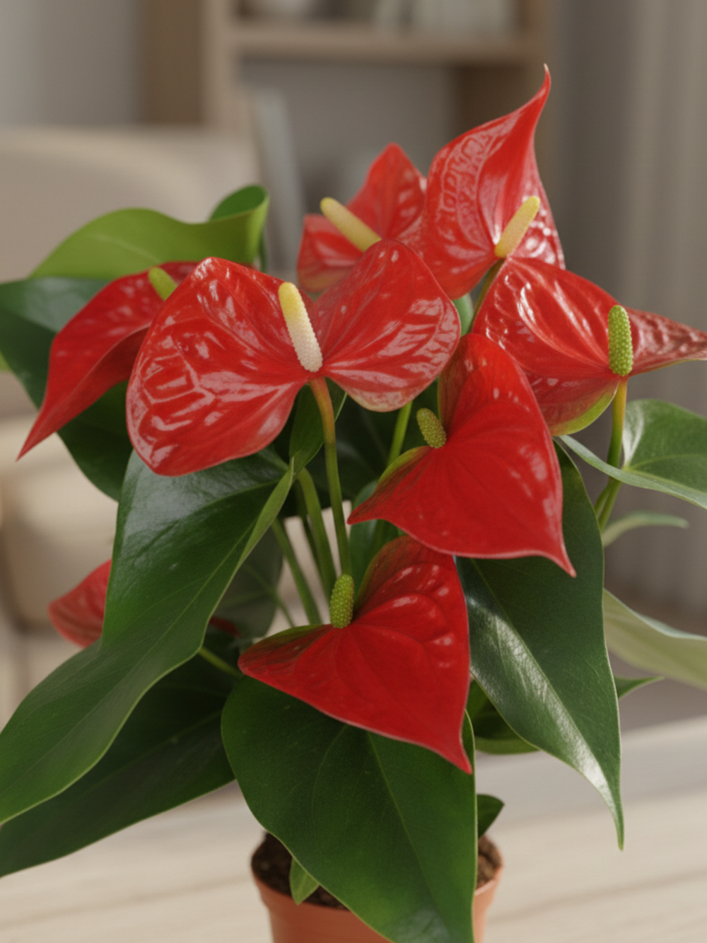 Антуриум Red Spots д.12