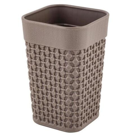 PlastRep Стакан для ванной комнаты OSLO шоколадный мокко