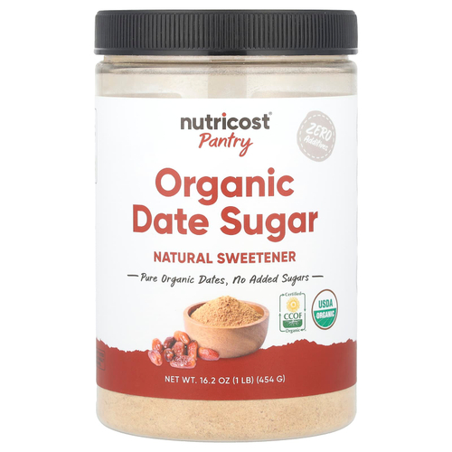 Nutricost, Pantry, органический финиковый сахар, 454 г (16,2 унции)