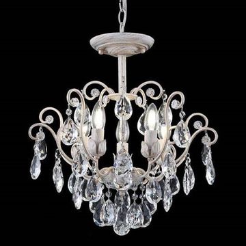 Люстра подвесная FR1002PL-05WG белый с золотом Veronica Freya