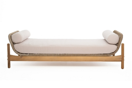Лежанка из тика Joygarden ТАЛАРА, Natural Teak, бежевый