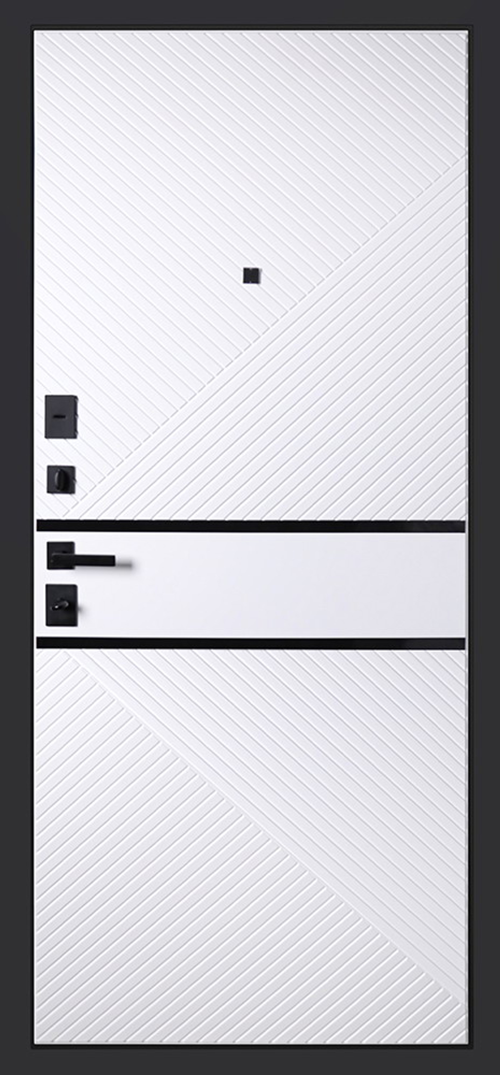 Стальная дверь «Малахит». Заказная модель.