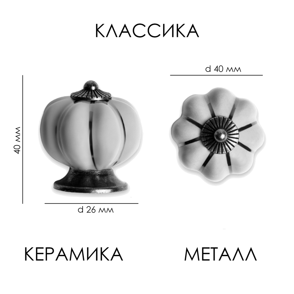 Ручка-кнопка К1.4, 1 шт