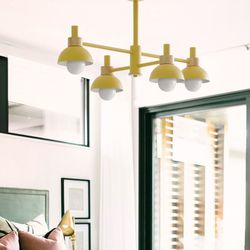 Люстра На Штанге Fanta A 4 Lights Yellow By Imperiumloft