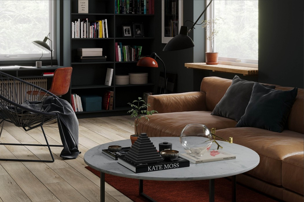 Кварц-винил Клеевой LVT Damy Floor Family 2,5 мм Дуб Кавказский 4.13 м2