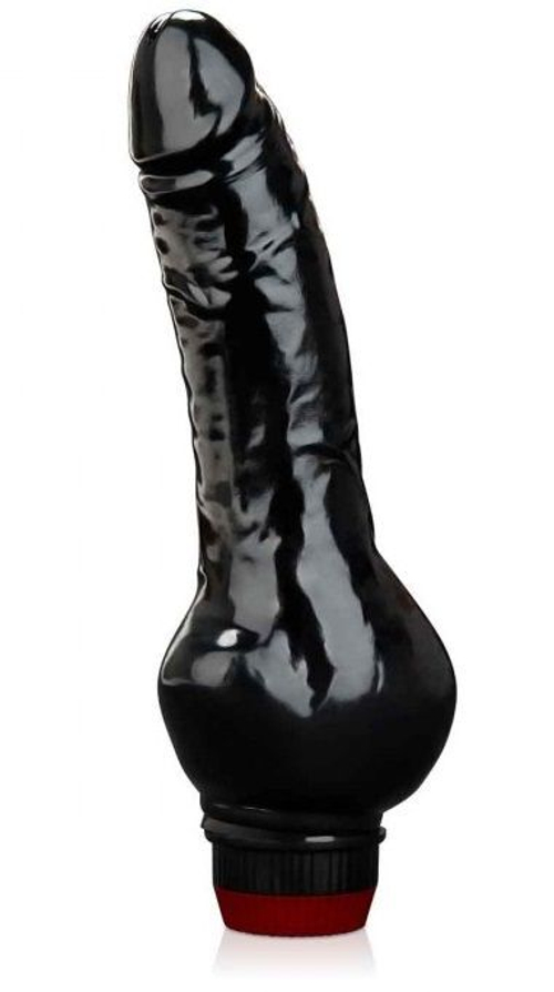 Черный анальный вибратор 5" Vibrating Anal Dildo
