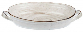 Блюдо с ручками White Fusion 2,2 л, 30,5*23 см P.L. Proff Cuisine