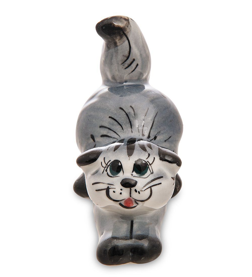ГЛ- 048 Фигурка «Кошечка» (Гжельский фарфор)