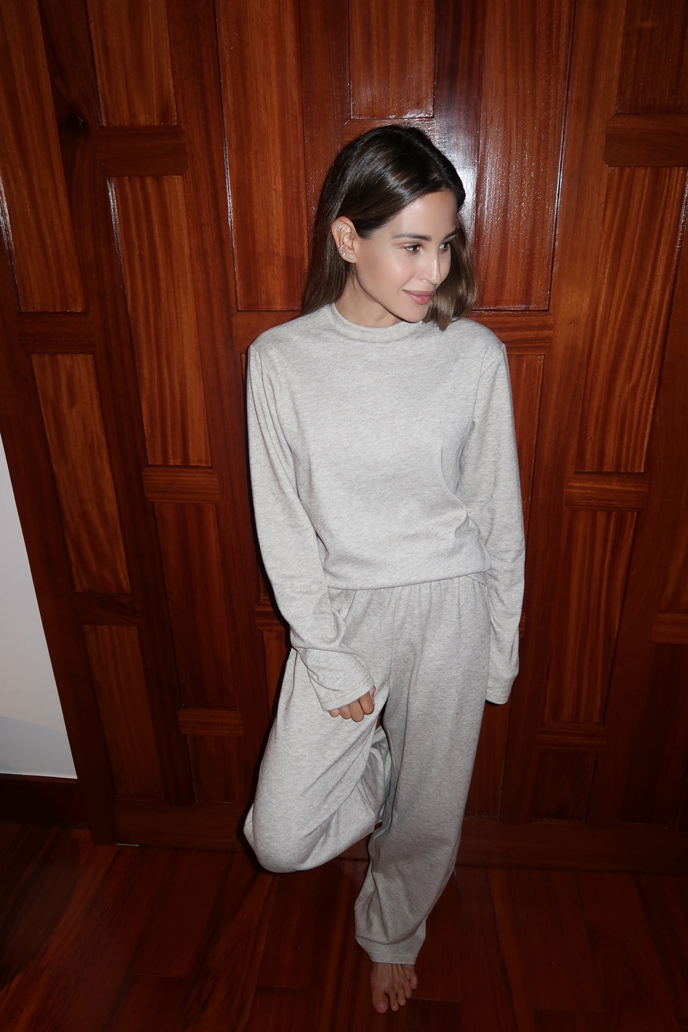 Лонгслив Soft Long-sleeve in Beige Melange