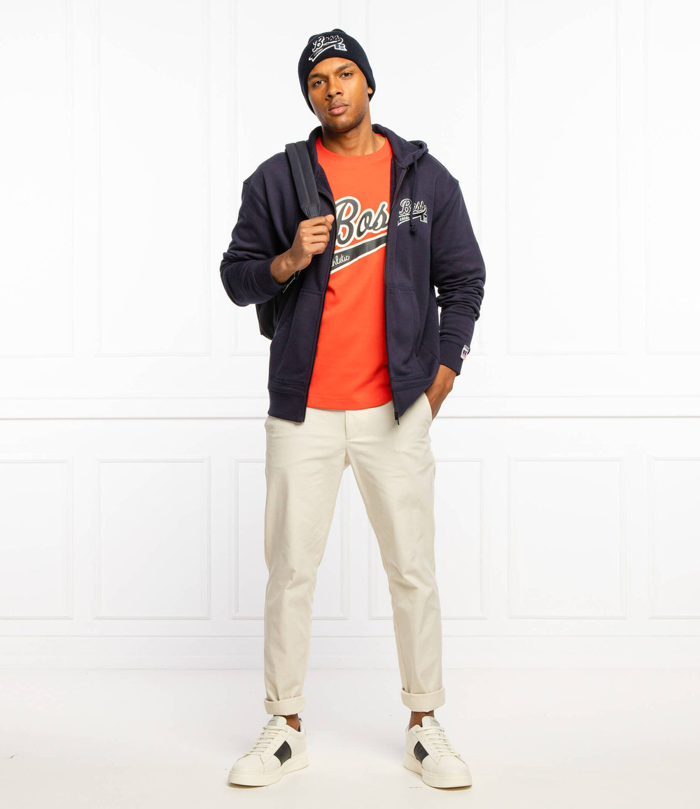 Худи boss x russell athletic sanyo_ra BOSS BLACK - темно-синий(50463557)