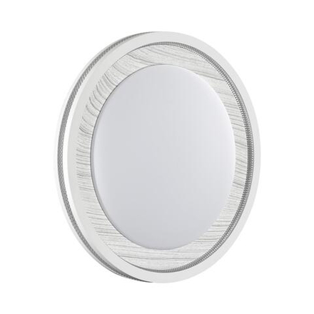 7681/ELN COLOR SN 164 Светильник пластик/сер под дер LED 76Вт 3000/4000/6000K D480 IP43 CCT MAVI WOOD