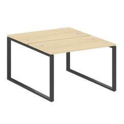 Metal System Рабочая станция на О-образном м/к БО.РАС-СП-2.2 Акация Лорка/Металл Антрацит 1200*1475*