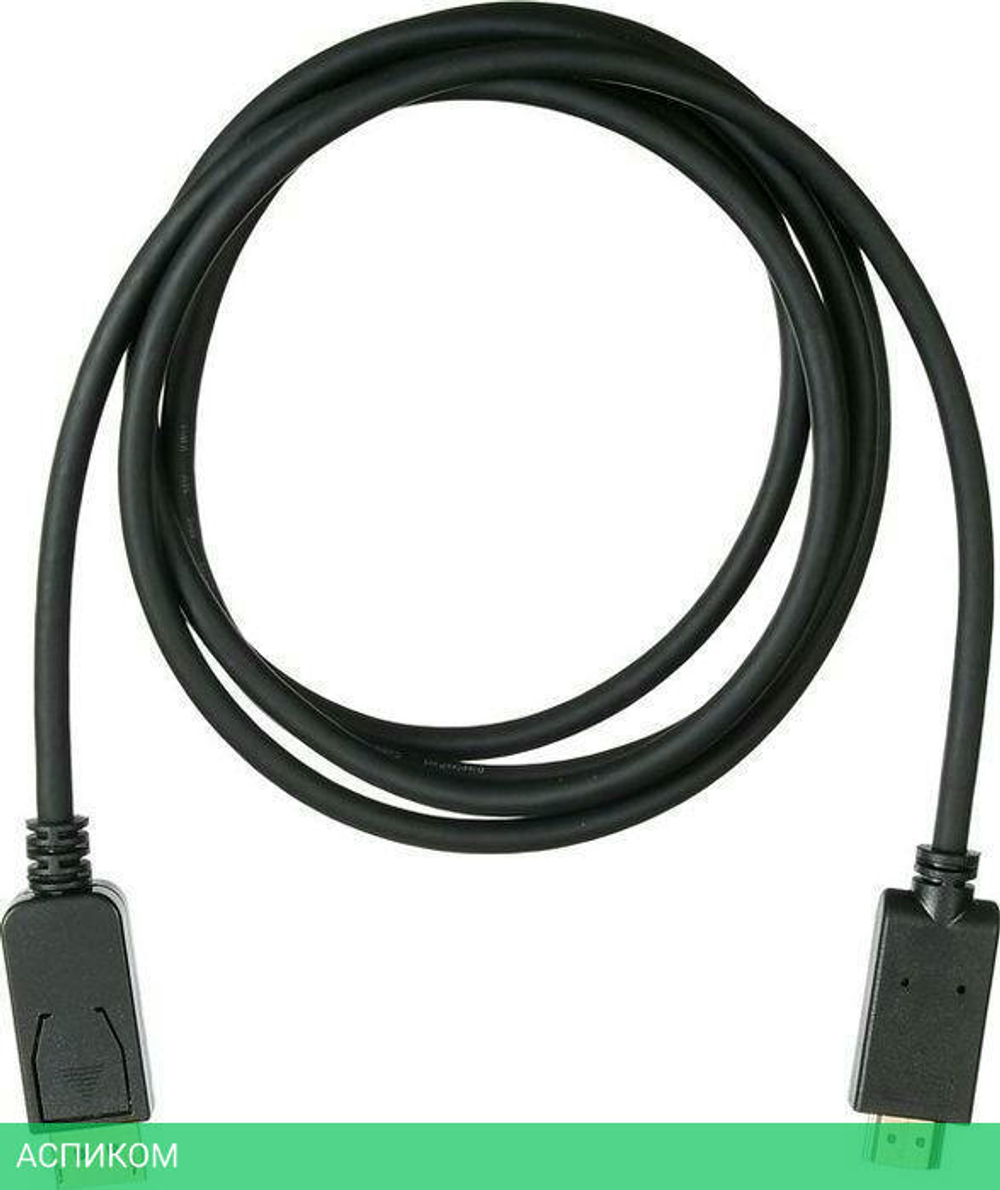 Кабель Buro v 1.2 DisplayPort (m)/HDMI (m) 2м позолоченные контакты черный (BHP DPP_HDMI-2)
