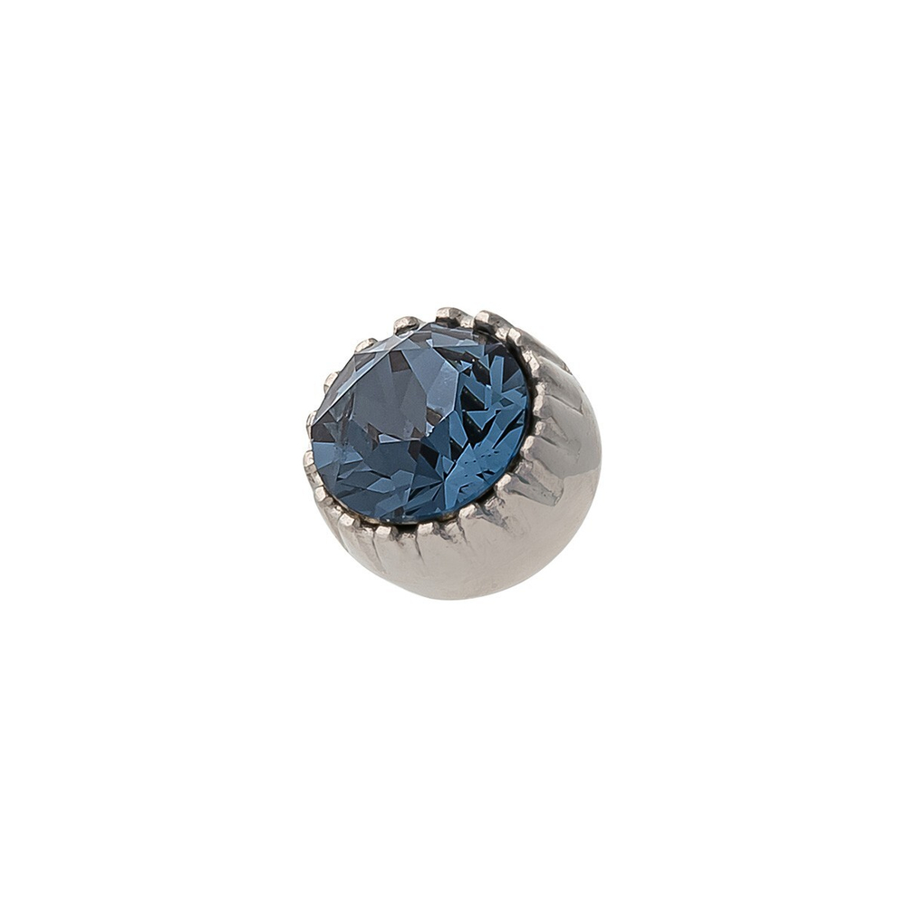 Шарм Qudo London Montana 617033 BL/S цвет синий, серебряный