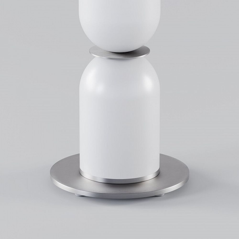 Настольная лампа декоративная Eurosvet Caprera 01153/1 никель