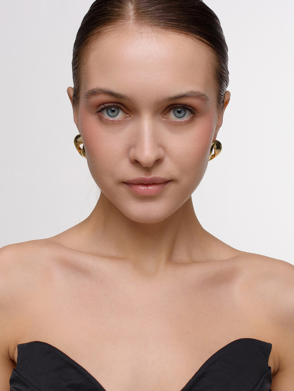 Серьги "Bean" Gold