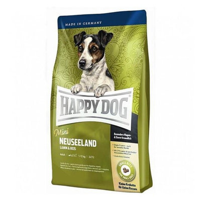 Happy Dog Sensible Mini Neuseeland - корм для собак мелких пород с чувствительным пищеварением с ягненком и рисом