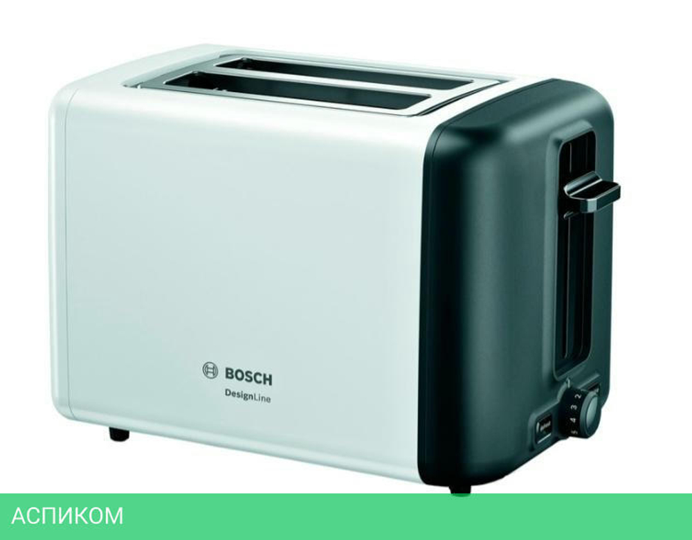 Тостер Bosch TAT3P421 белый/черный