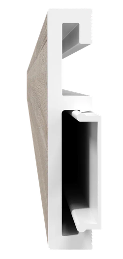 Напольный плинтус ПВХ Foresta Grace Мавелла милк FG 026 2000х70х13 мм