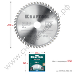 KRAFTOOL PRECISION 200х30мм 48Т, диск пильный по дереву