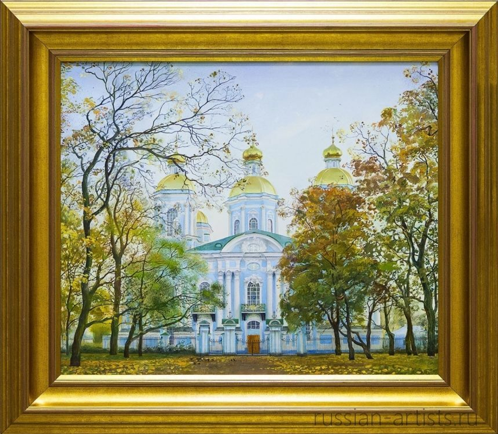 Картина маслом "Никольский собор" Гончарова
