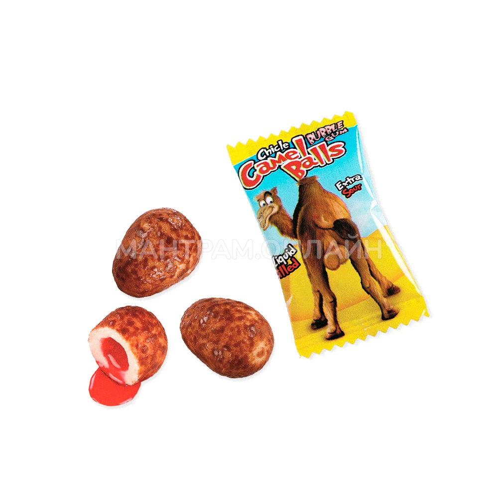 Жевательная резинка Fini Camel balls Extra Sour супер кислые яйца верблюда 5 г