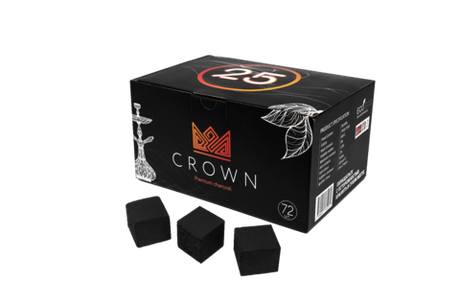 Уголь кокосовый Crown 25мм (1кг)