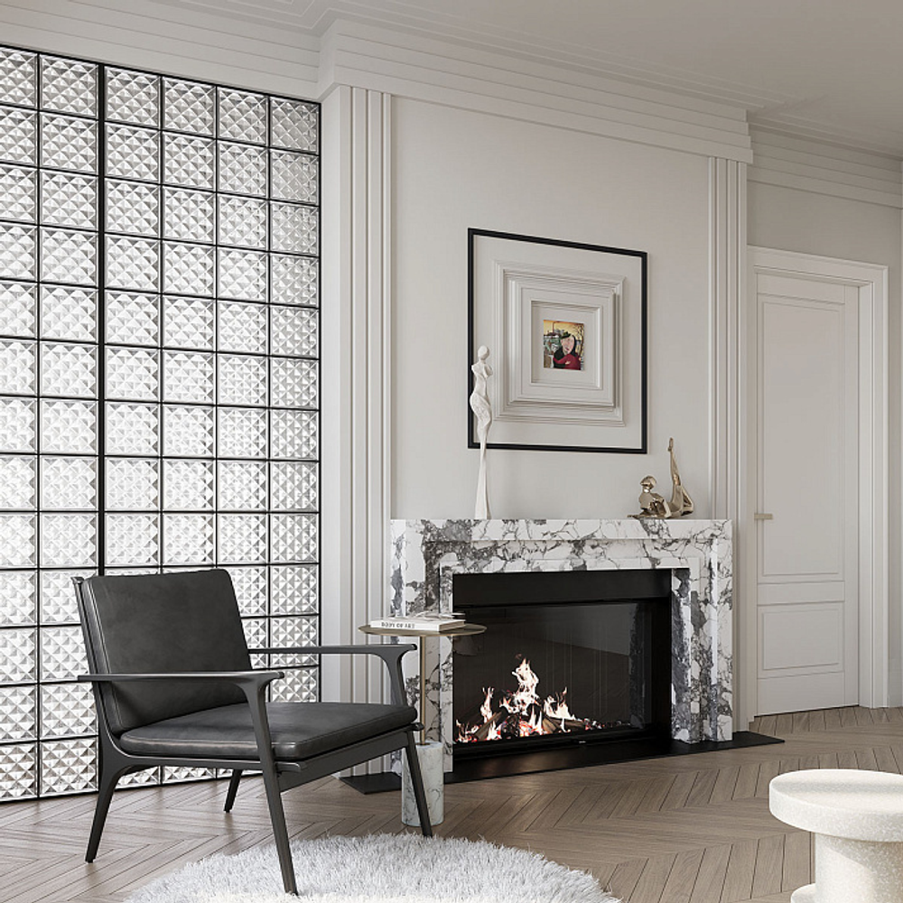 Декоративная панель пенополиуретан, 500x500 мм