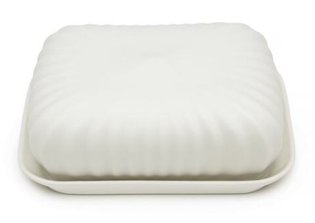 Масленка 16.5x12x6.5см Feinedinge butter dish cream кремовая