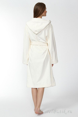 Элитный халат махровый Crociera кремовый от Blumarine