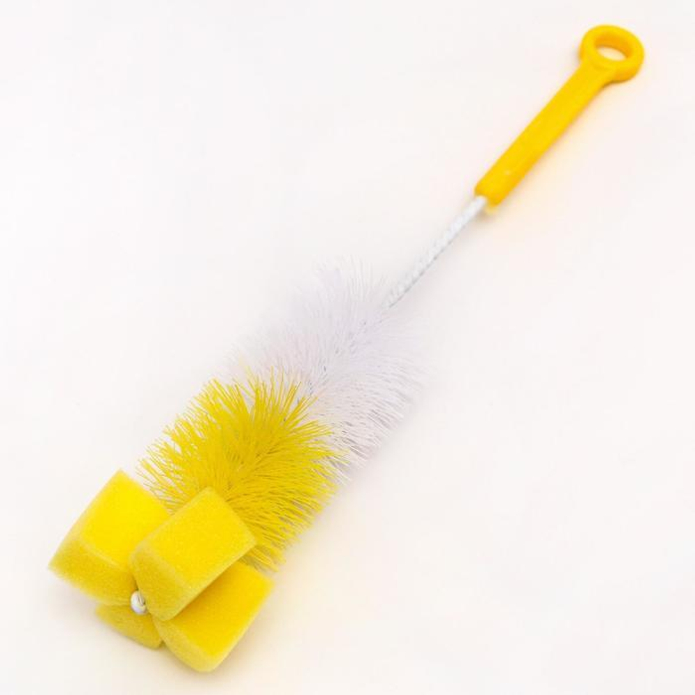 Ёршик для бутылочек, с губкой, цвета МИКС 1917358