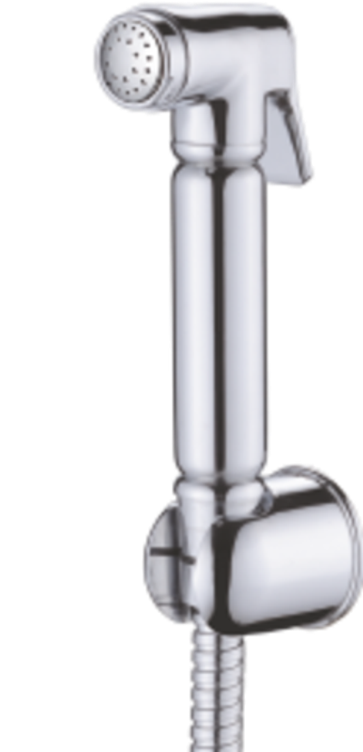 6711 Комплект для биде хром. (лейка,шланг,держ.)  HANSEN  (10/1шт)