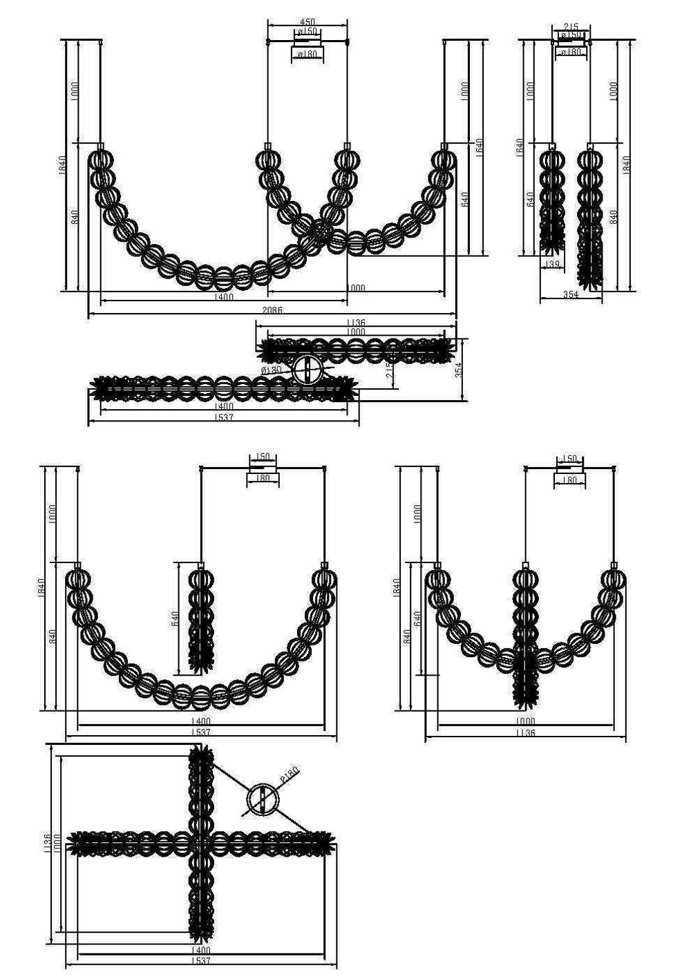 Светильник подвесной светодиодный Maytoni   MOD216PL-L55G3K