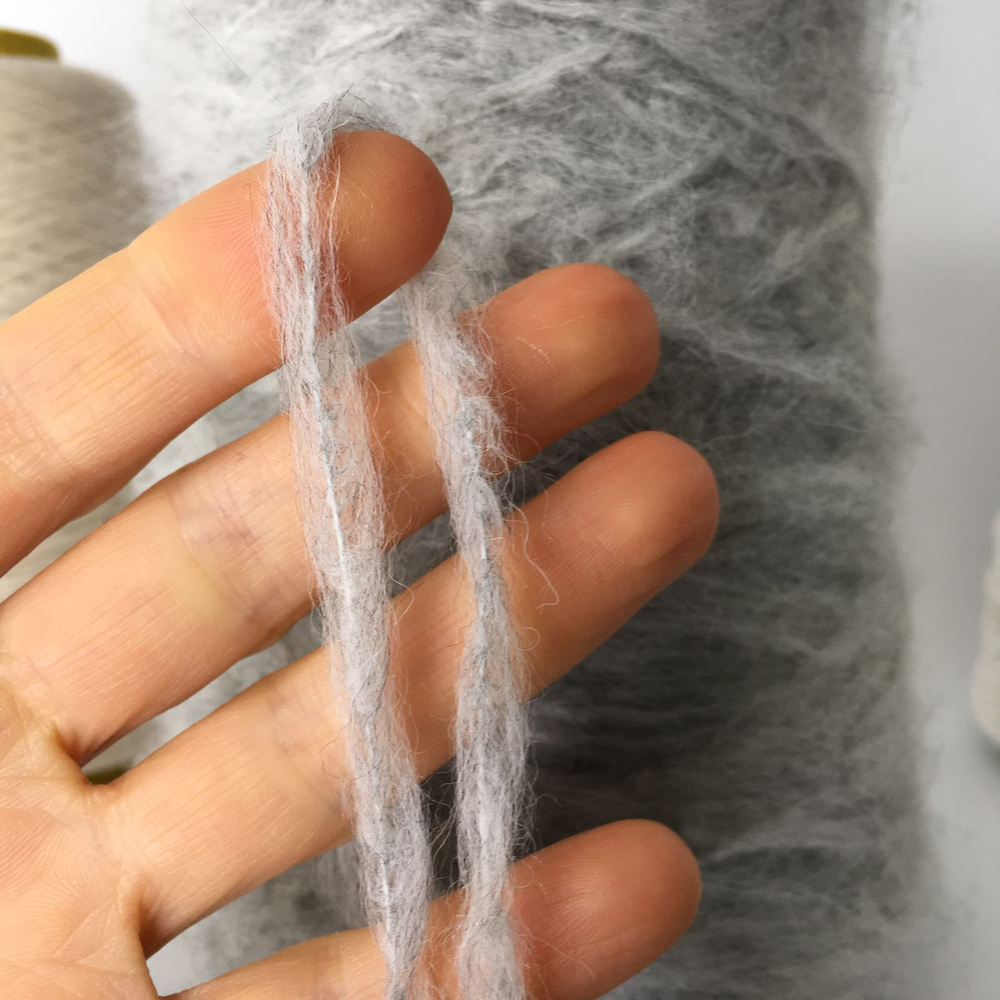 BUBBLELINO - Lineapiu; 36% baby альпака, 14% меринос, 40% п/а, 10% п/л; 450м/100гр; col.72371 Grigio Chiaro, цвет: серый светлый; S702