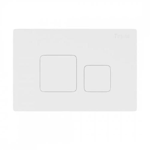 Клавиша смыва Teymi Kati, двойной смыв, белый матовый T70021WM