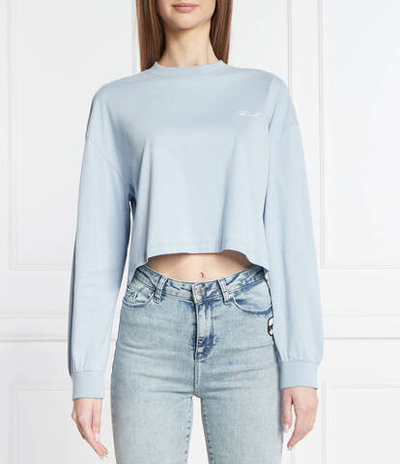 Худи signature Karl Lagerfeld - голубой(241W2107)