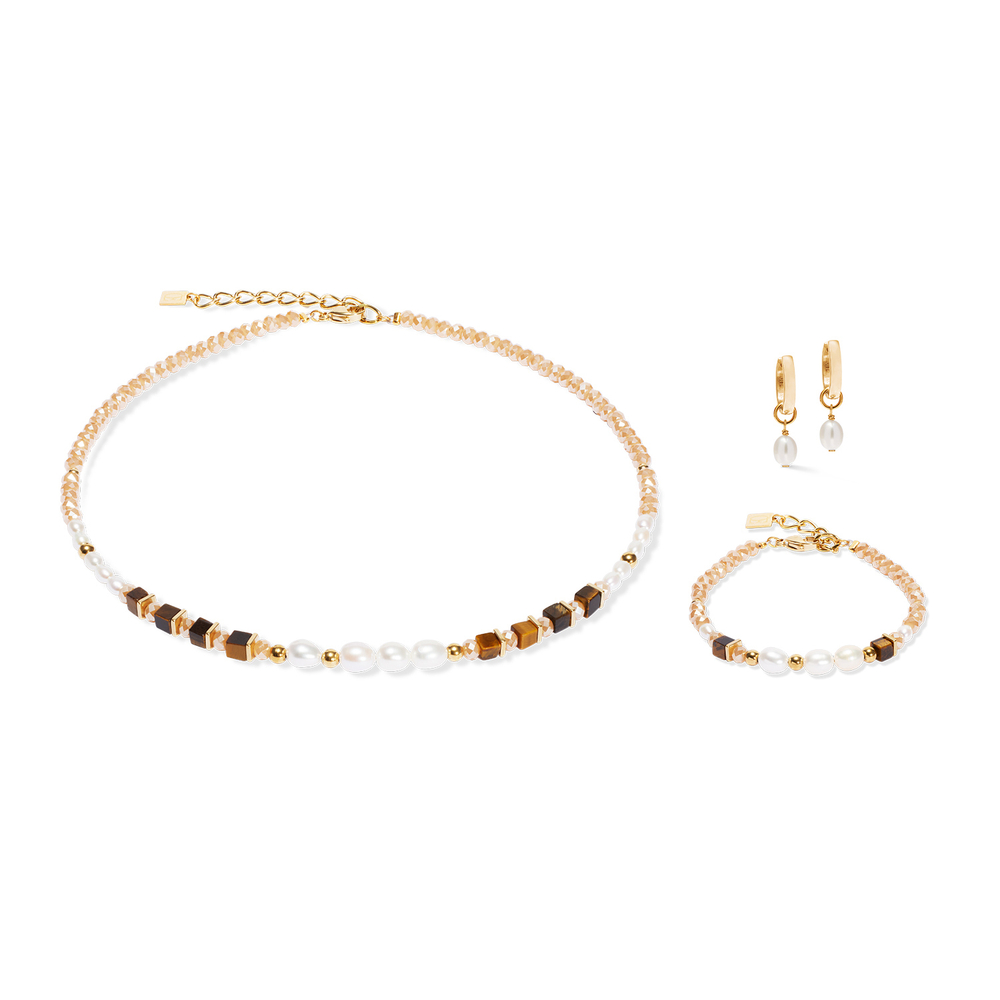 Серьги Coeur de Lion Brown-Beige 1135/21-1110