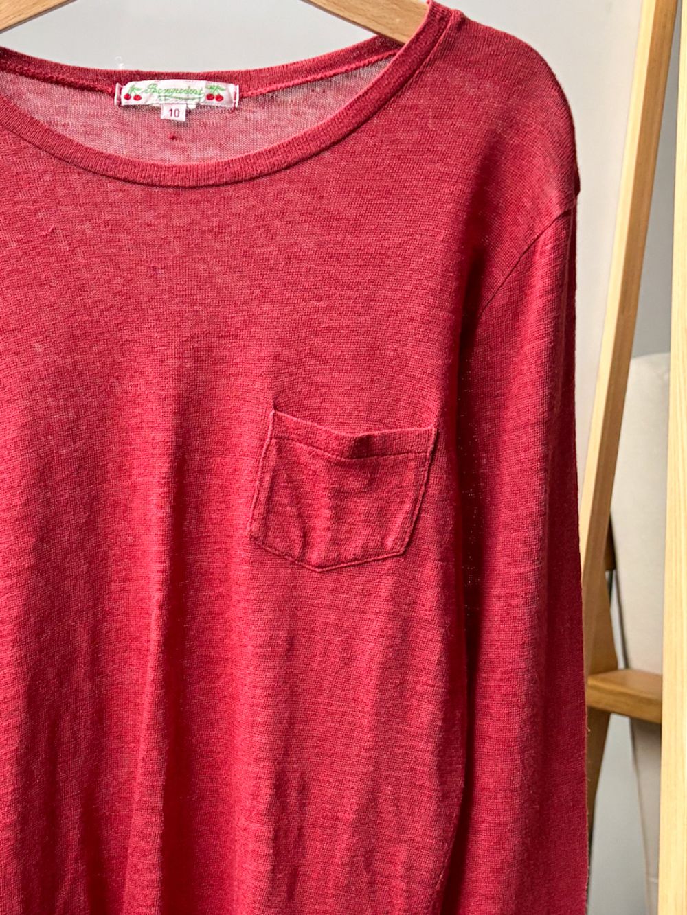 Льняной лонгслив Bonpoint, 140