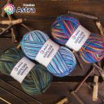 Пряжа Astra Premium (Астра Премиум) Карелия носочная (Karelia sock) / уп.2 мот. по 100 г, 400 м, 1004