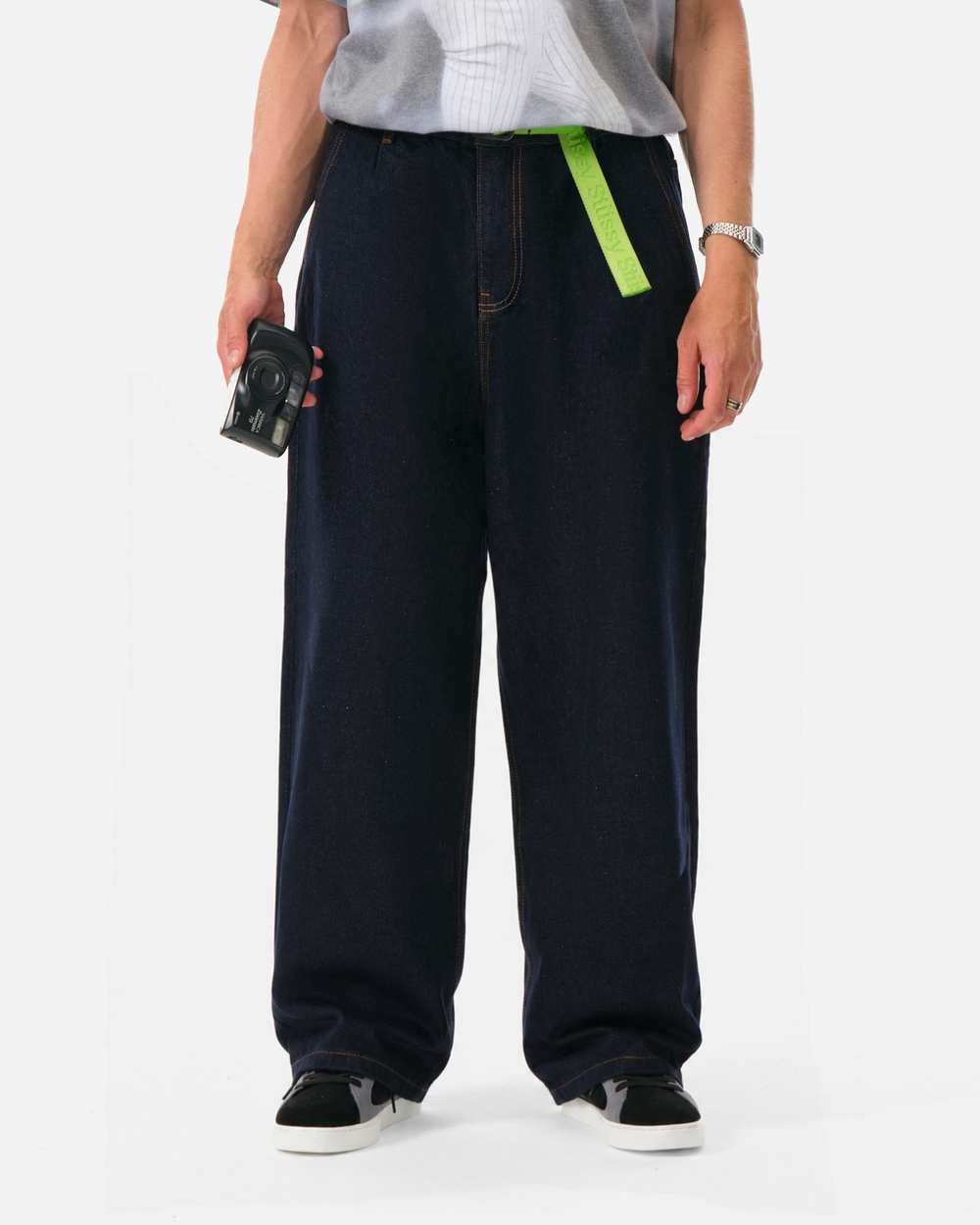 Брюки Anteater Loose Jeans Темно-синий