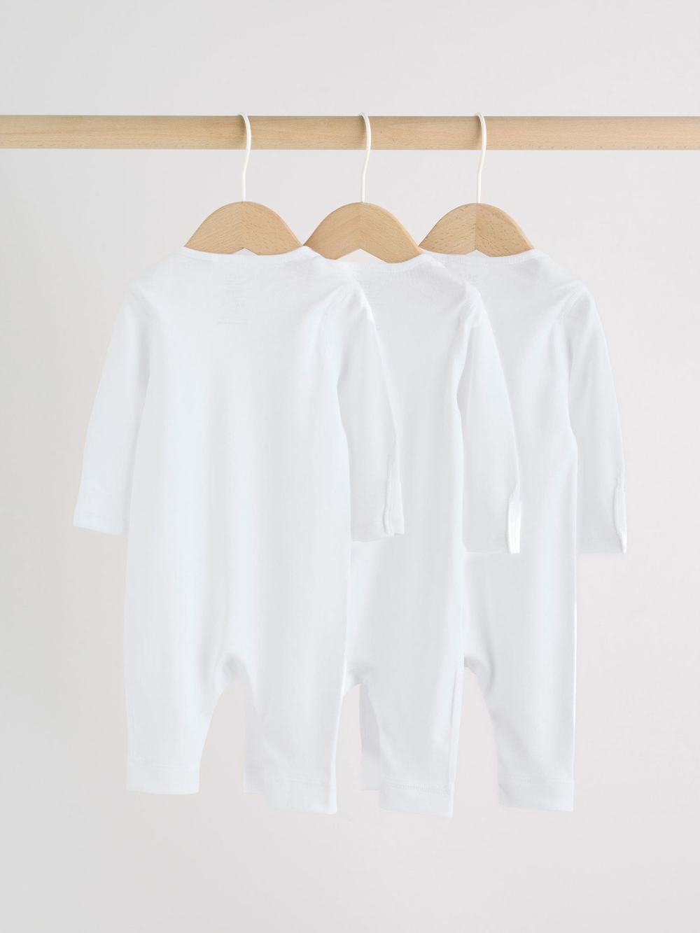 Комбинезон / Cлип малышей Next N44-495, 3 шт., Белый