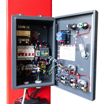 Подъемник электрогидравлический 4т 110-1900мм 2-х стоечный 220В ниж.синхрон. (электр. спуск) GTE