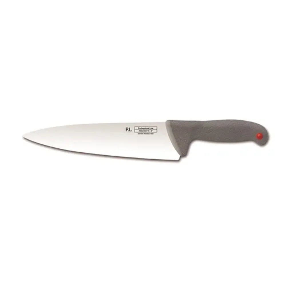 Нож поварской 20 см с цветными кнопками PRO-Line серая ручка P.L. Proff Cuisine