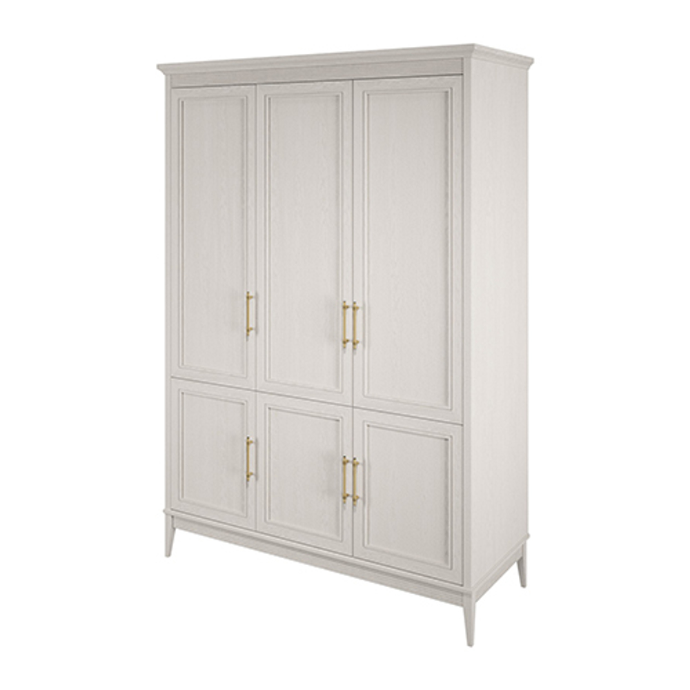BERGEN Шкаф 3х дверный (3 бол. полки, 3 мал. полки и 2 штанги) Арт. 1500
