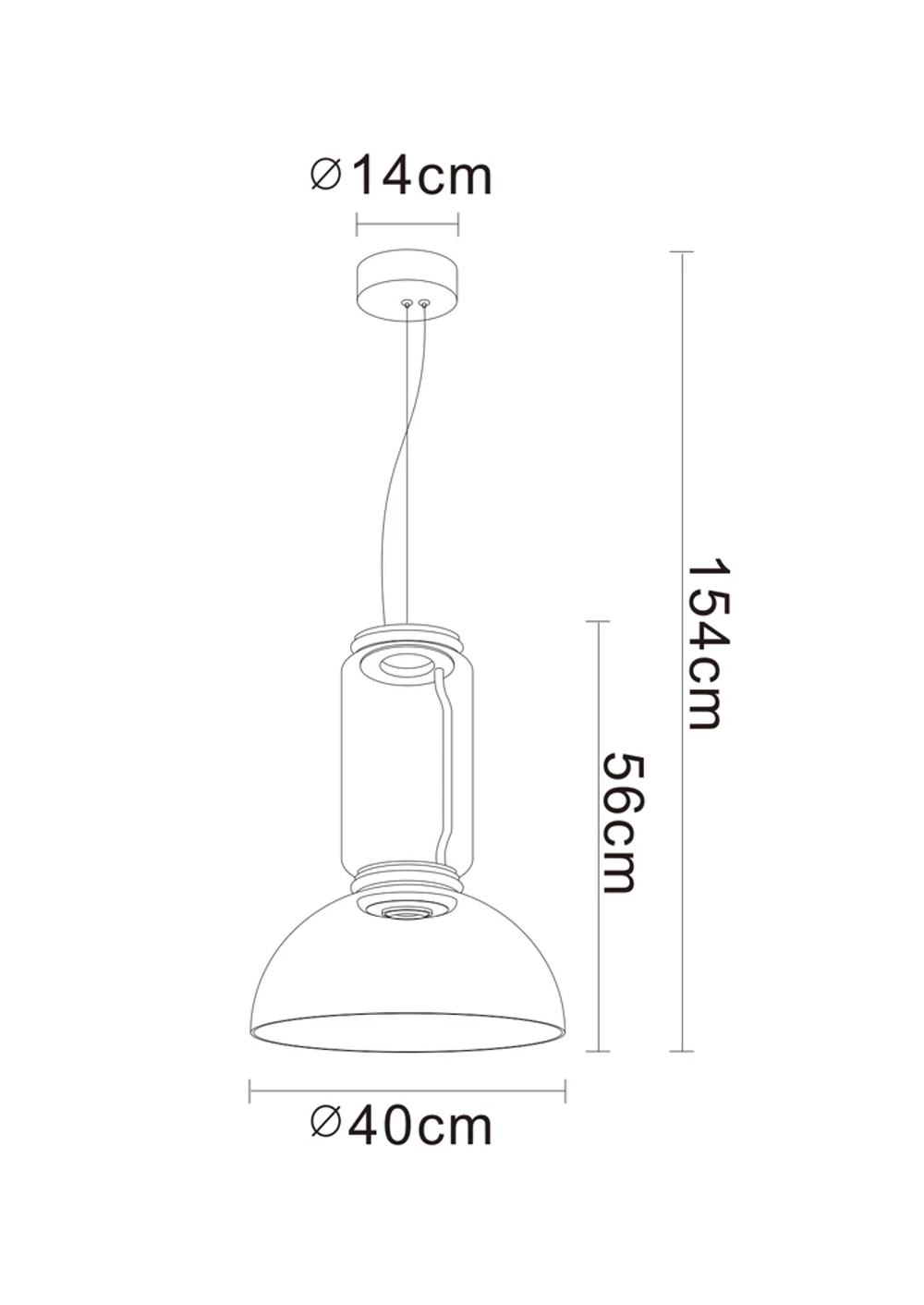 Подвесной светильник Divinare TRUMPET 1242/06 SP-18