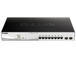 Коммутатор управляемый D-link DGS-1210-10MP/FL