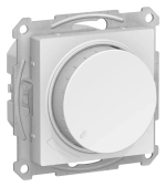 ATLASDESIGN СВЕТОРЕГУЛЯТОР (диммер) поворотно-нажимной, LED, RC, 400Вт, механизм, ЛОТОС