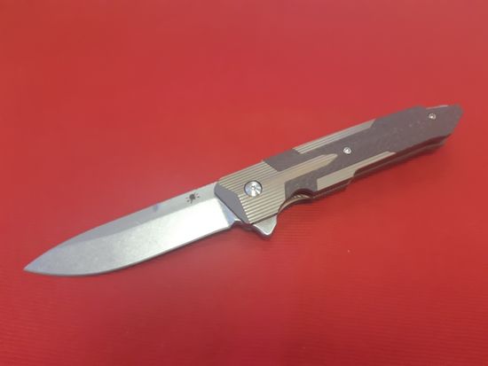 Складной нож Spartan Blades KRANOS-First production SB/SF6SWBZCF c клинком из стали CPM-S35VN, рукоять титан / карбон