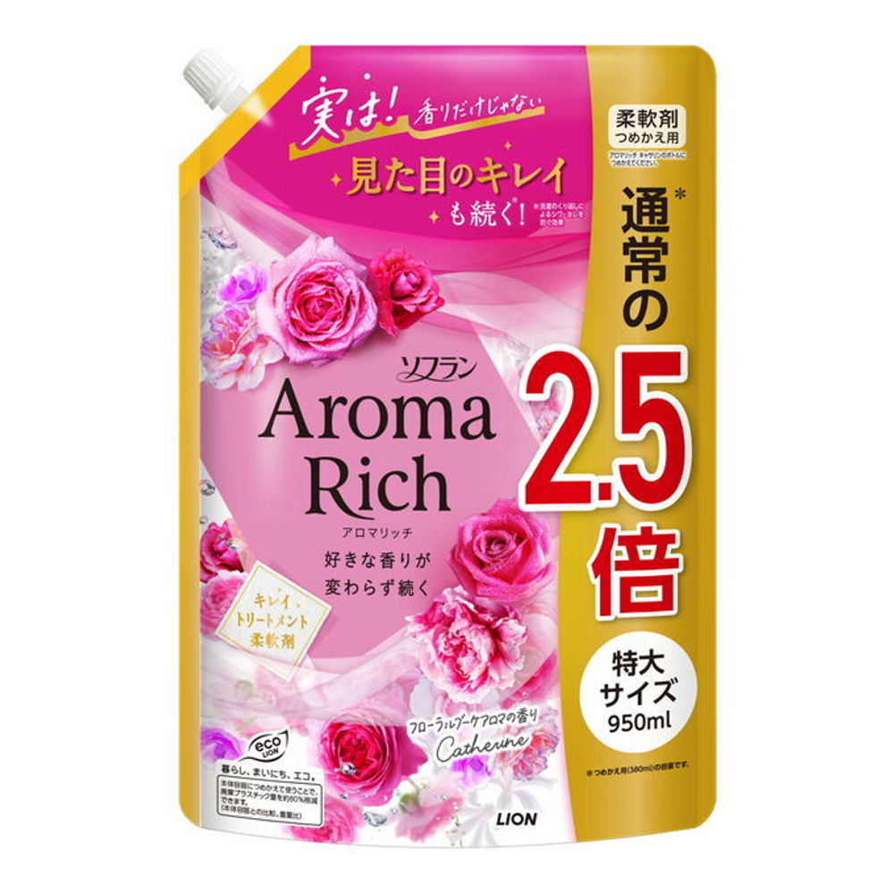 Aroma Rich Lion кондиционер для белья, аромат цветов, 950мл